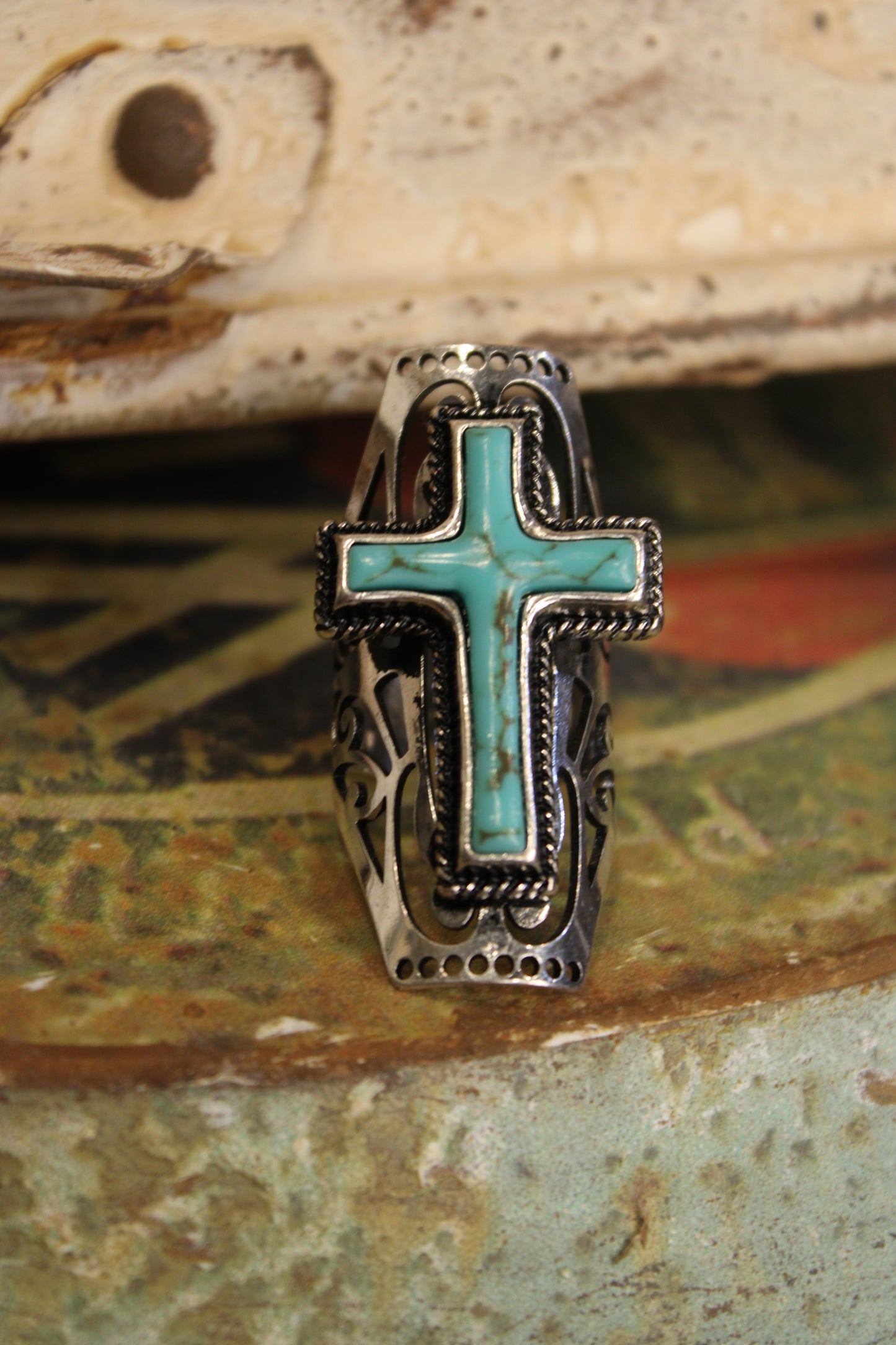 Cowgirl Faith Statement Ring