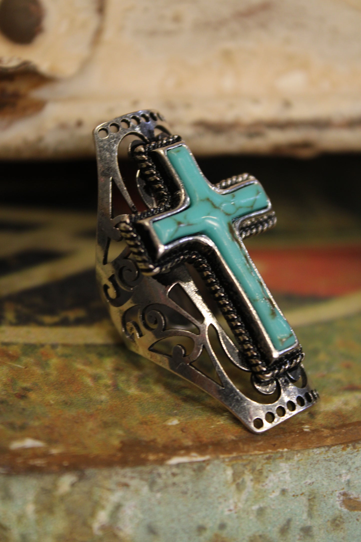 Cowgirl Faith Statement Ring