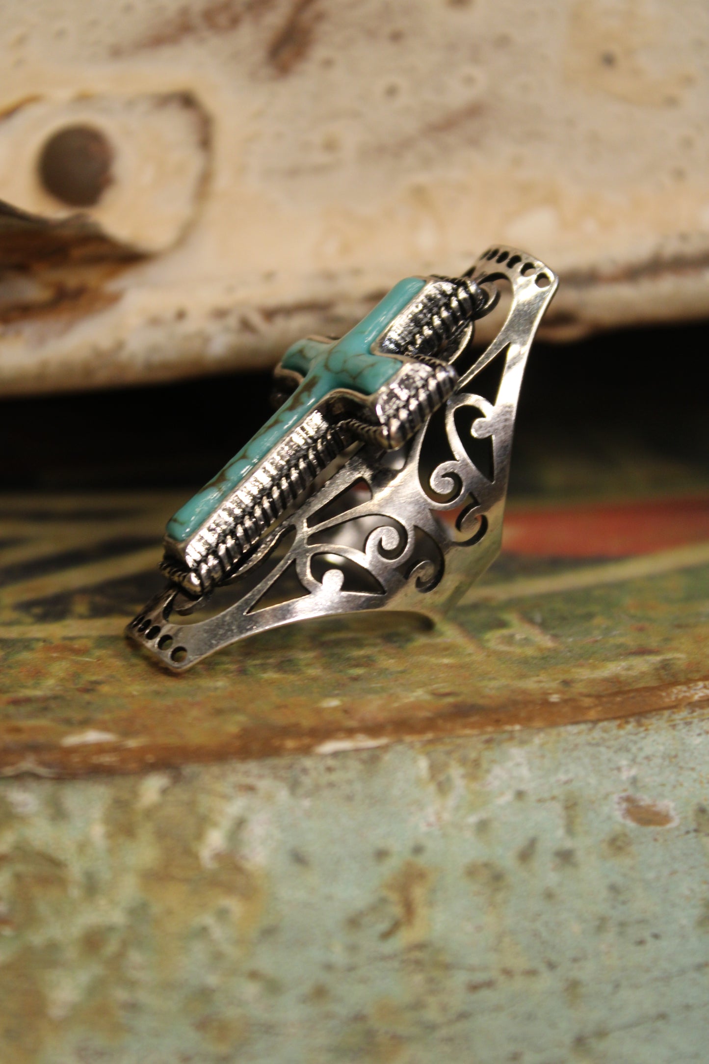 Cowgirl Faith Statement Ring