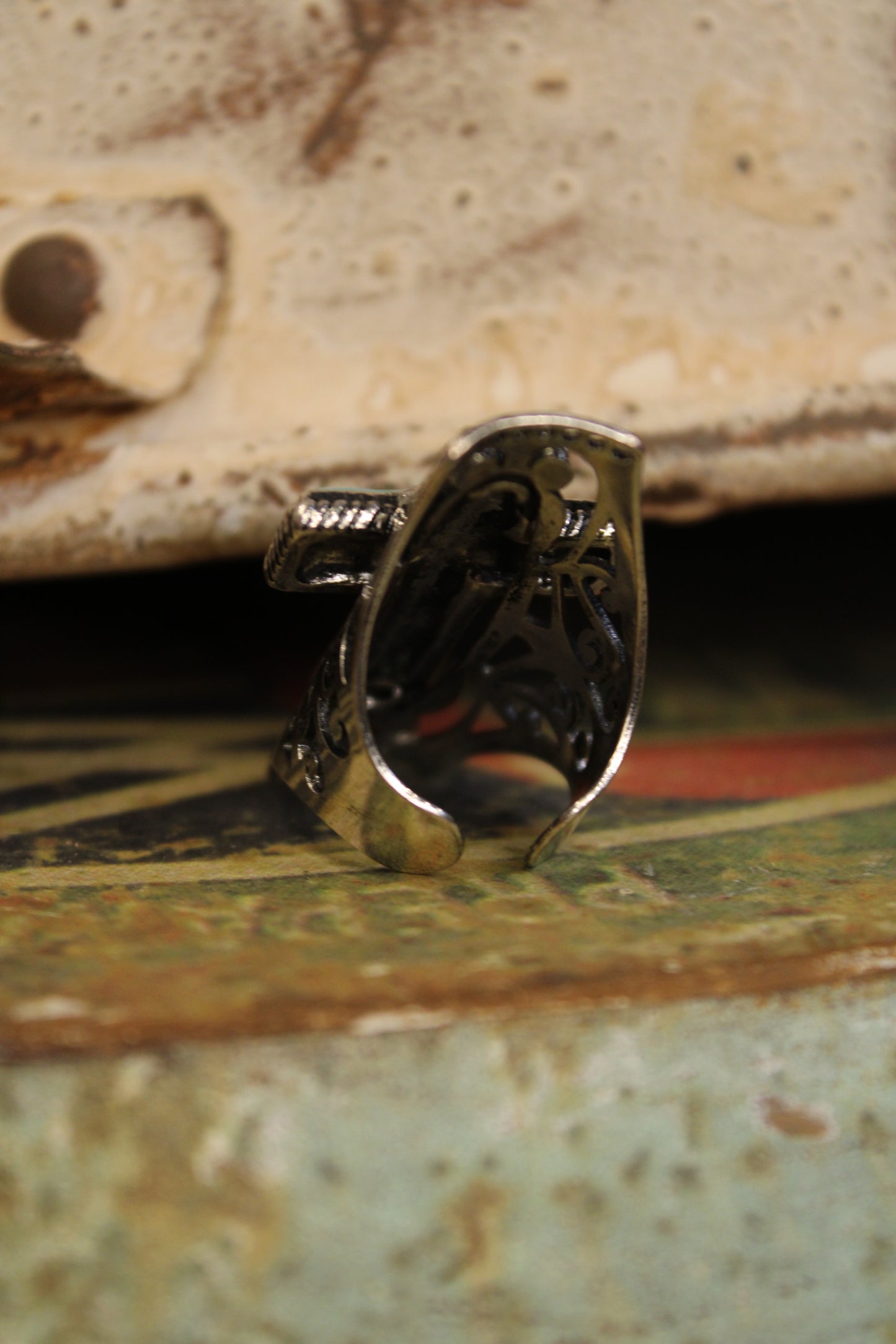 Cowgirl Faith Statement Ring