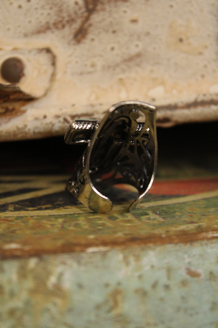 Cowgirl Faith Statement Ring