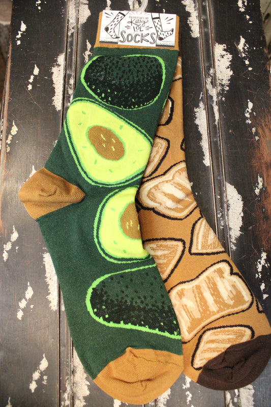 Avocado And Toast Socks