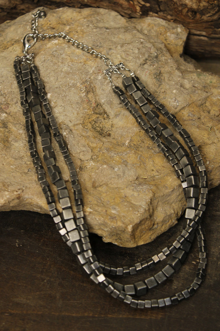 Triple Mosaic Necklace