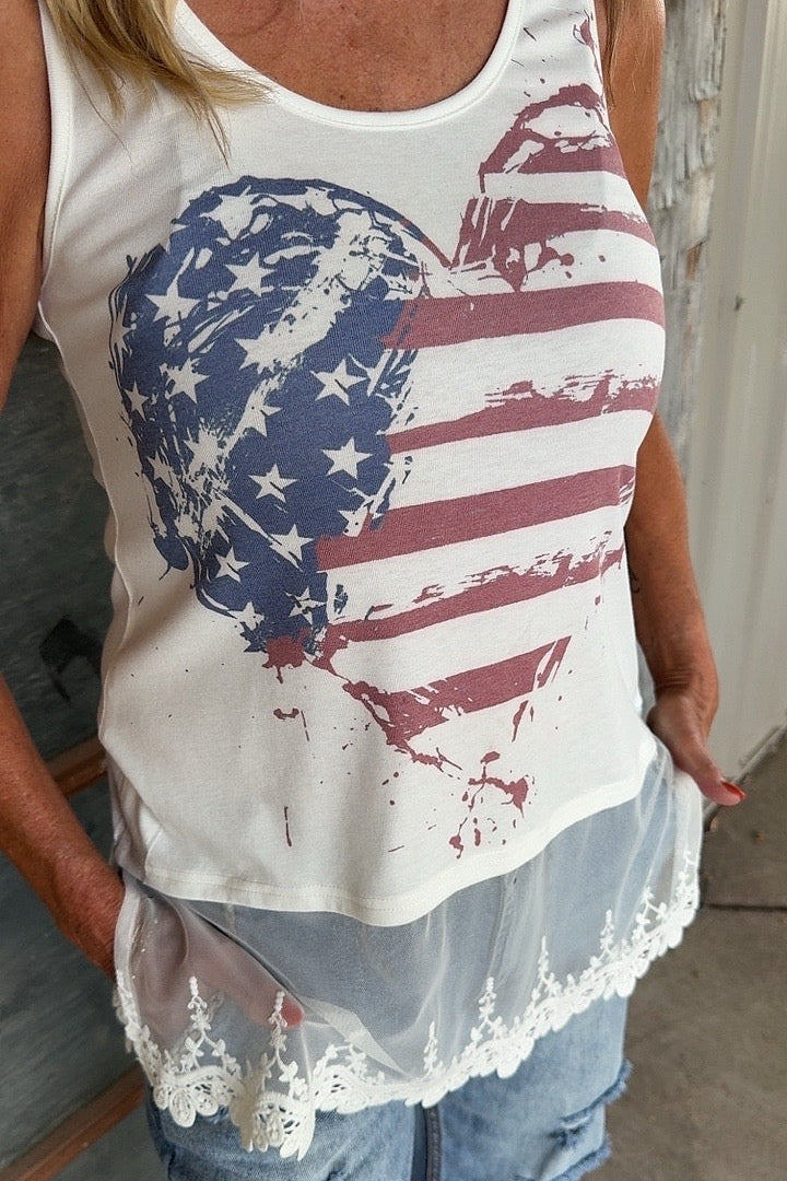 Patriot Heart Tank