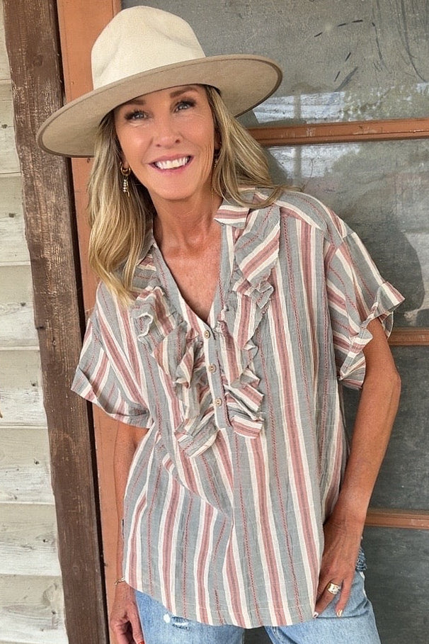Sweet Breeze Cotton Blouse