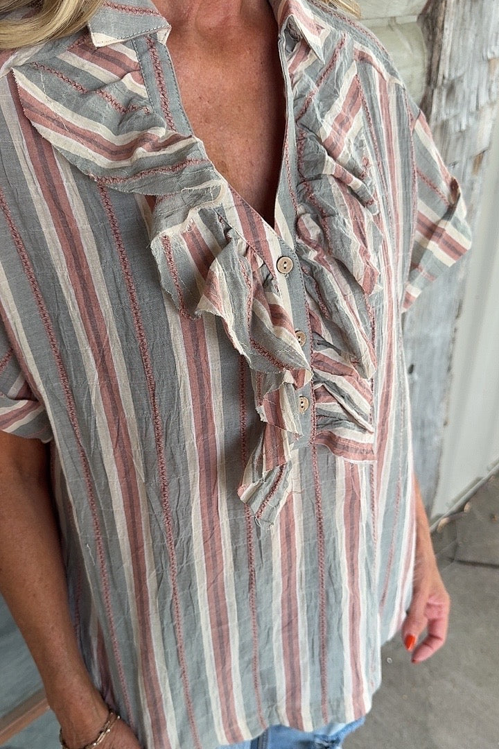 Sweet Breeze Cotton Blouse