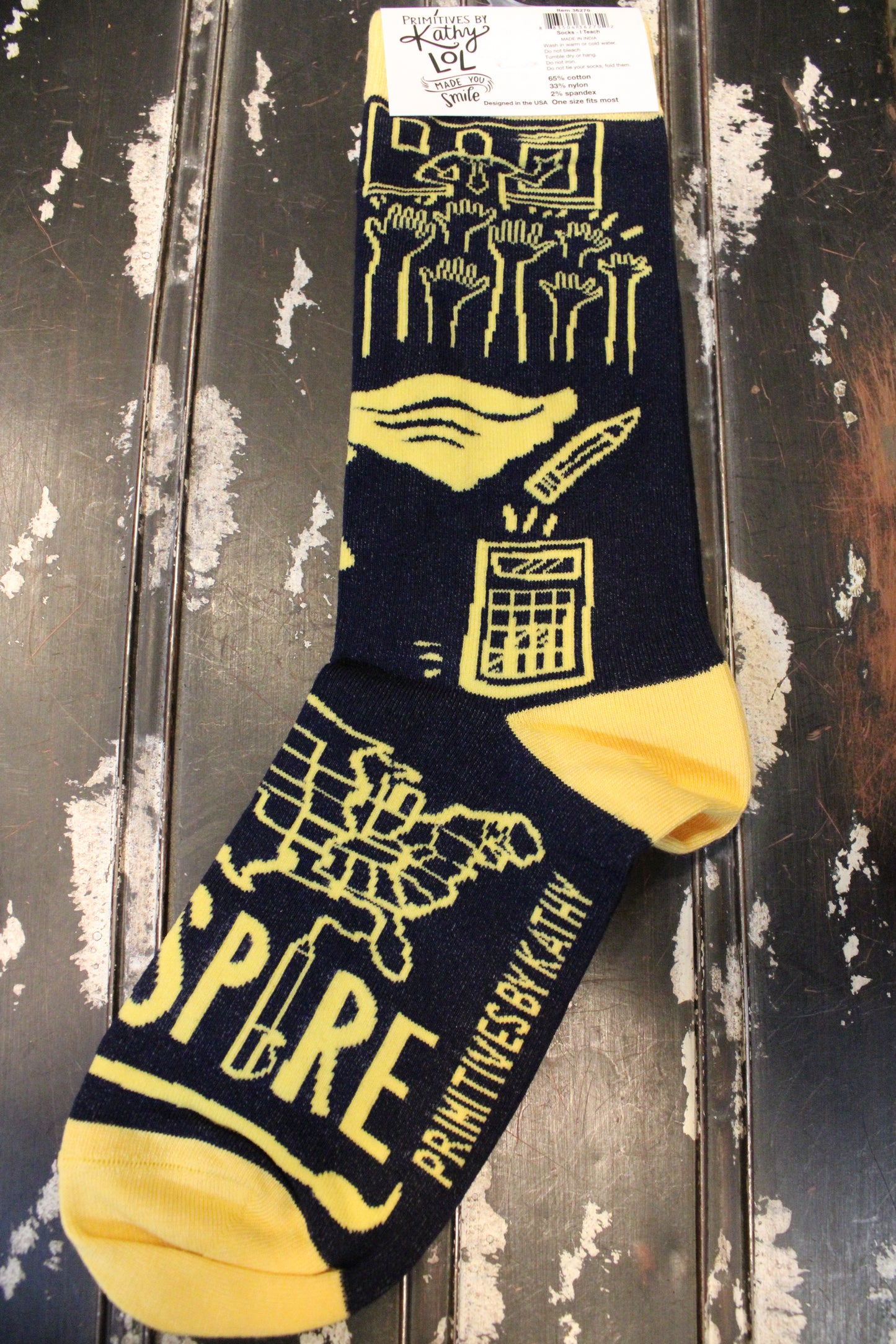 I Teach What's Your Super Power Socks