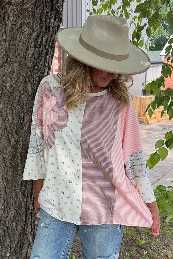 Lavender Meadow Blossom Blouse