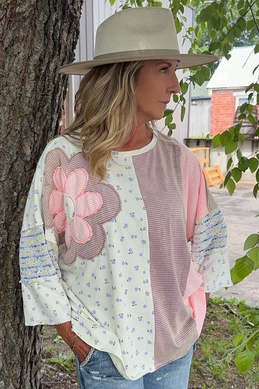Lavender Meadow Blossom Blouse