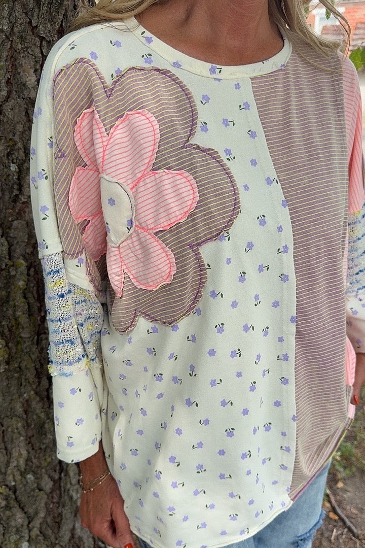 Lavender Meadow Blossom Blouse