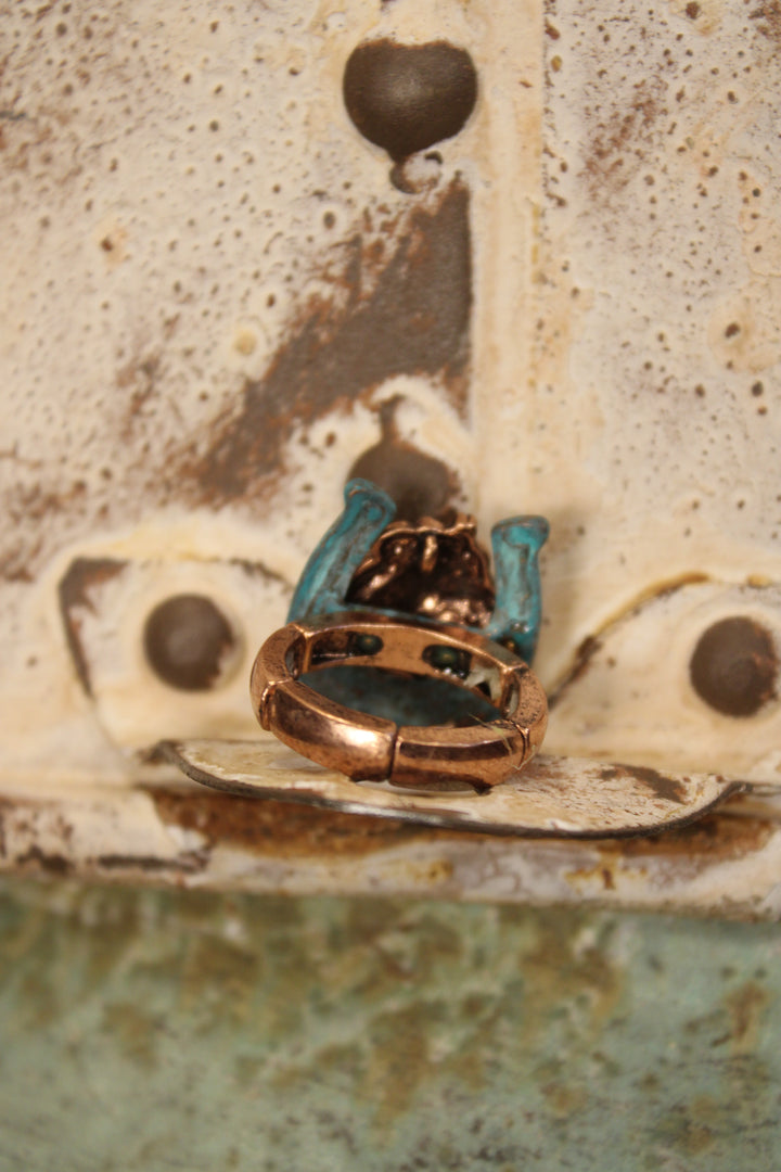 Gilded Stallion Ring