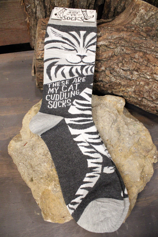 These Are My Cat Cuddling Socks