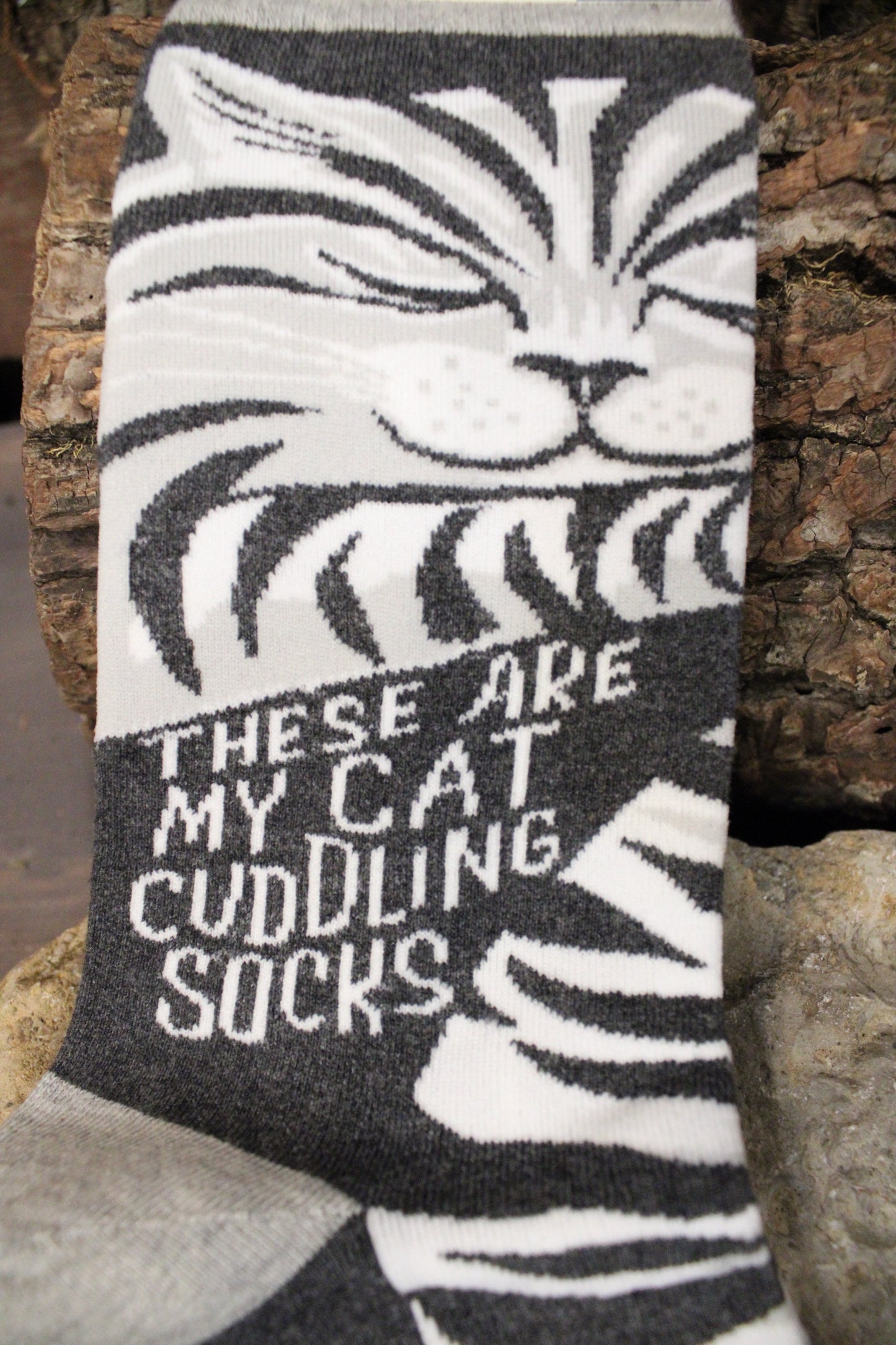 These Are My Cat Cuddling Socks