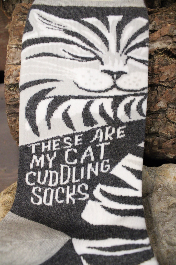 These Are My Cat Cuddling Socks