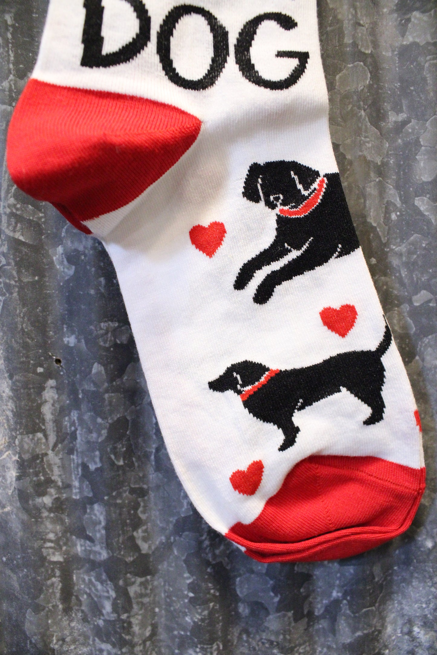 All You Need Is Love And A Dog White Socks