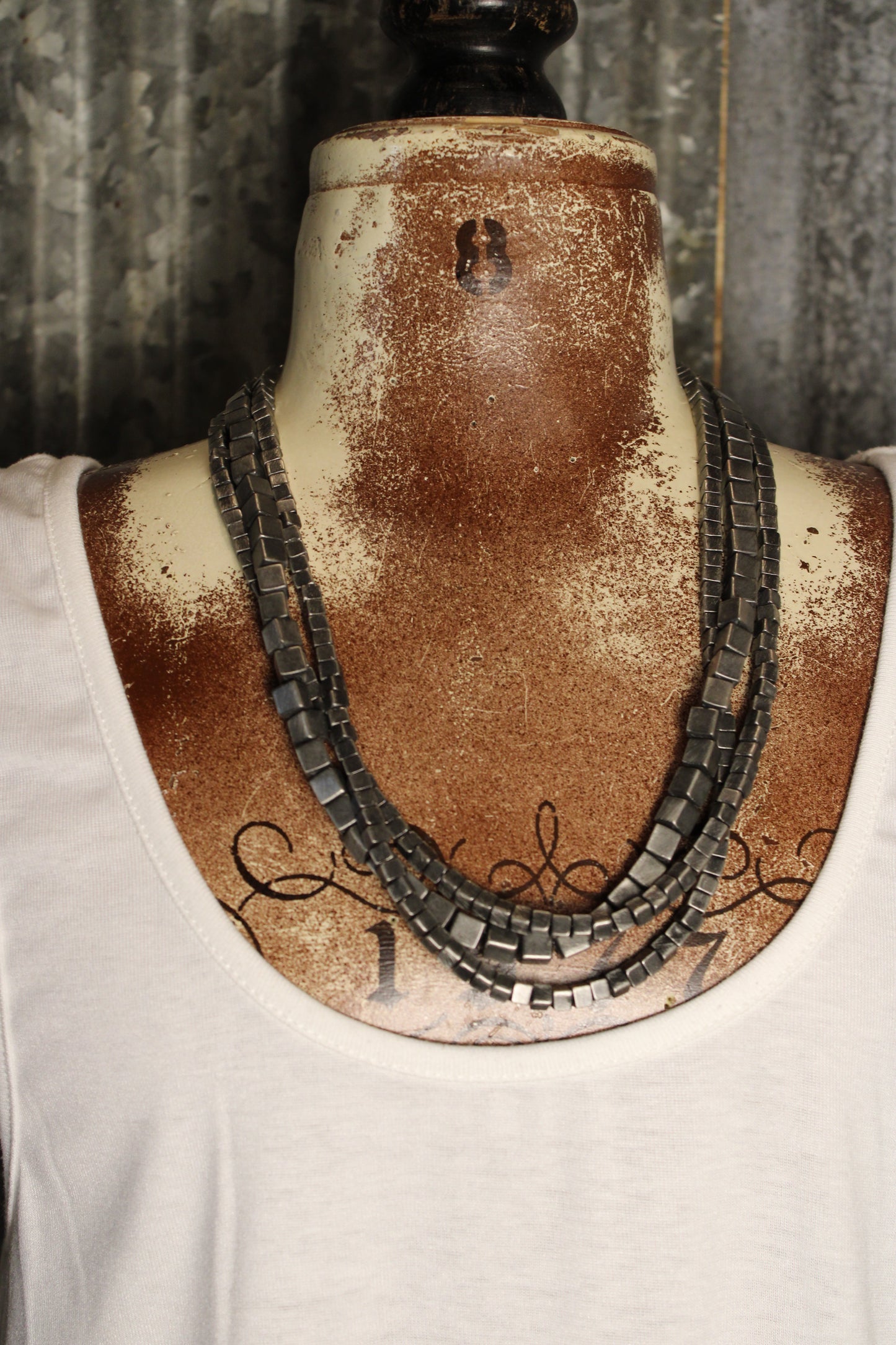 Triple Mosaic Necklace