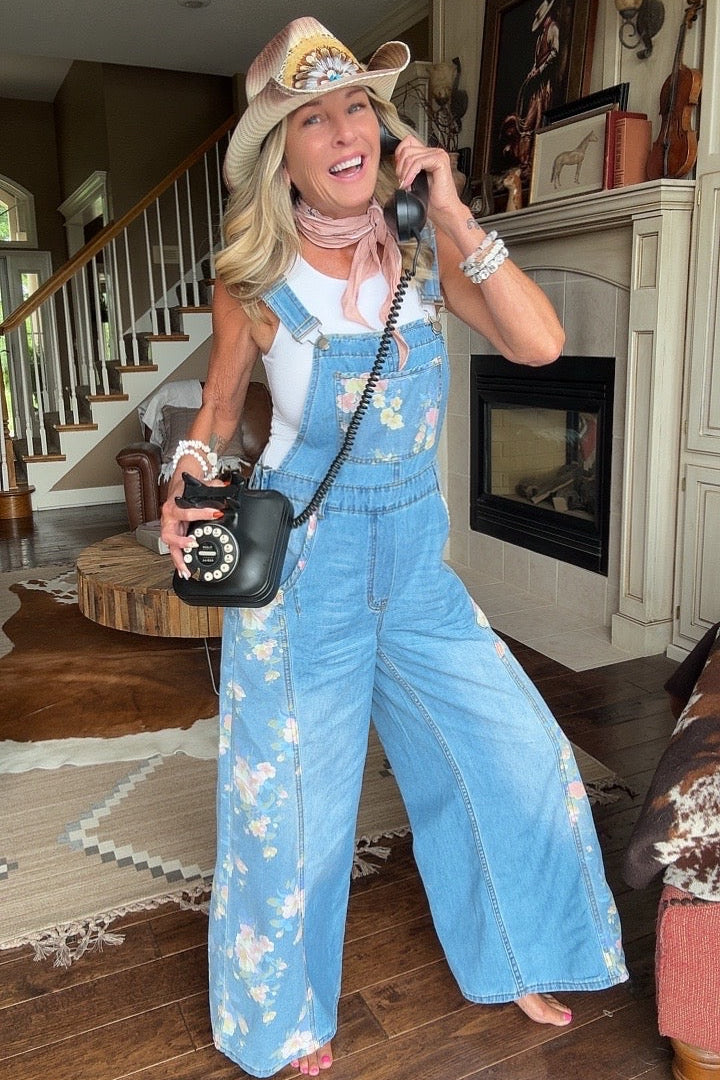 Pastel Petal Dream Overalls