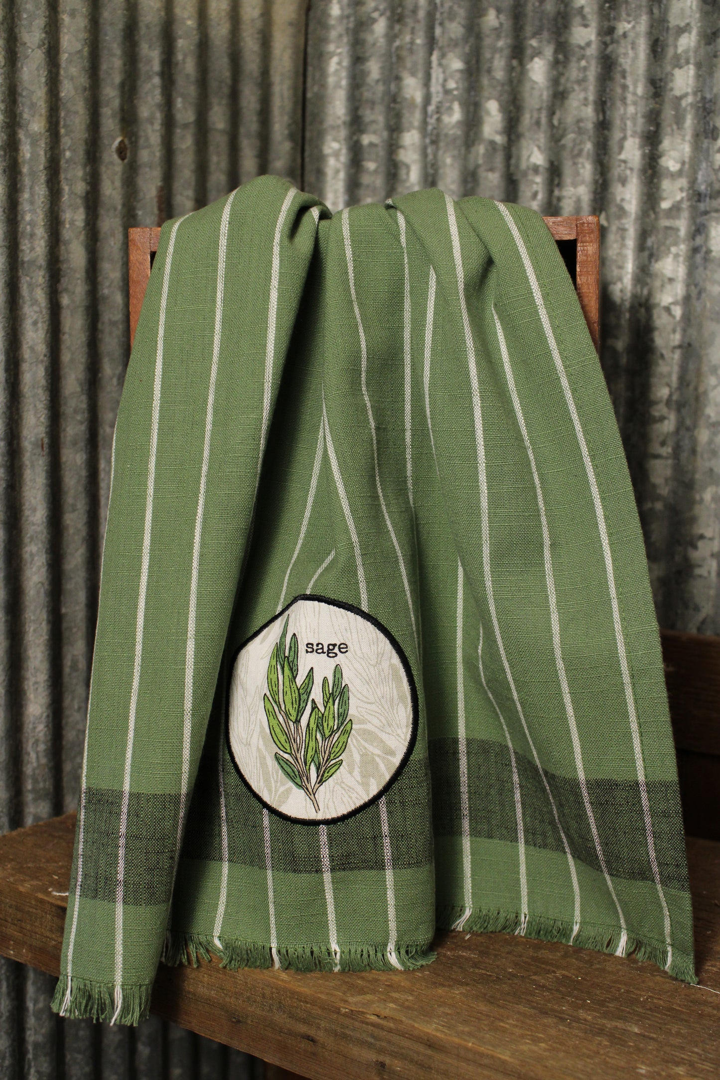 Sage Herb Kitchen Towel