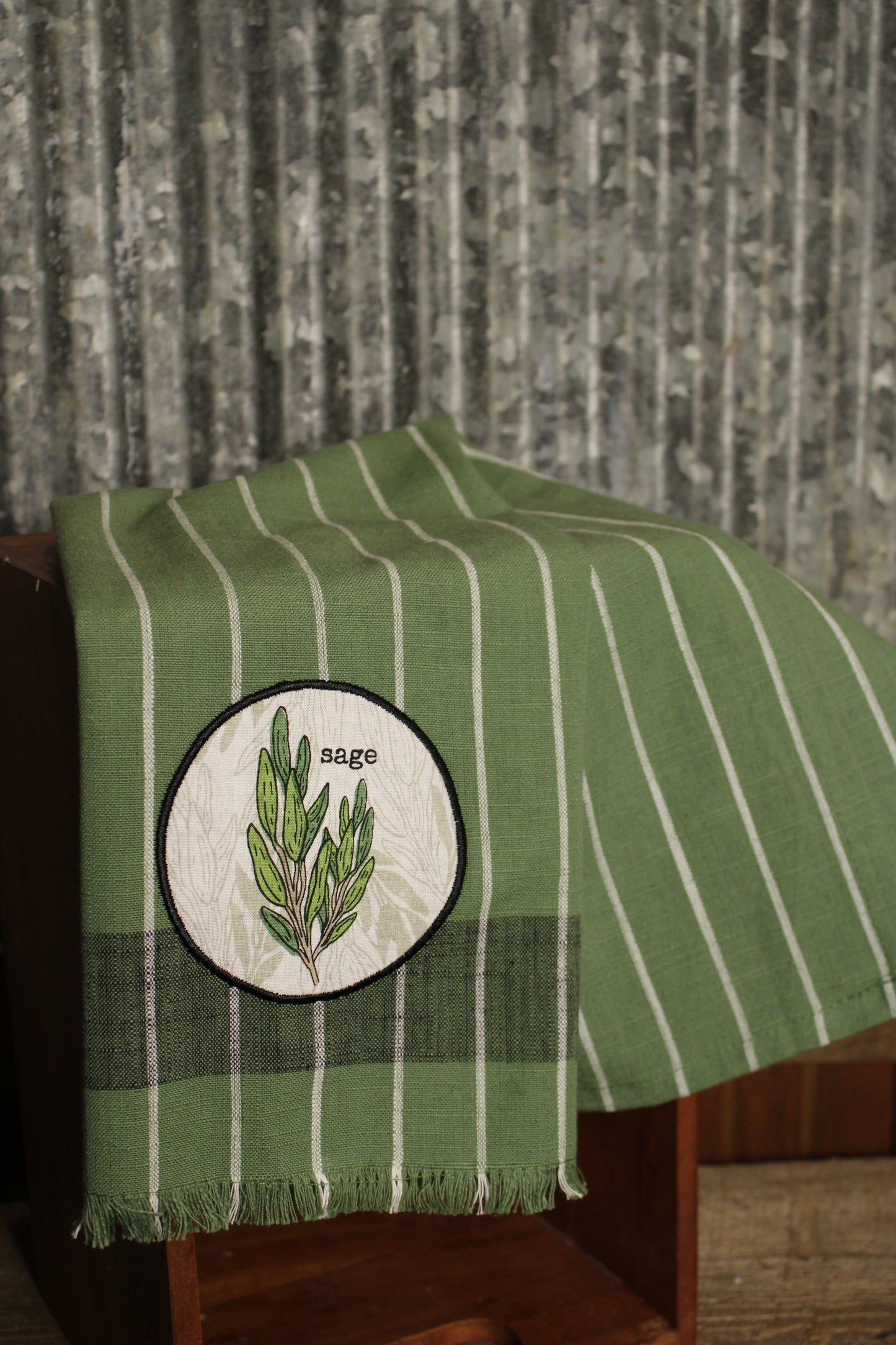 Sage Herb Kitchen Towel