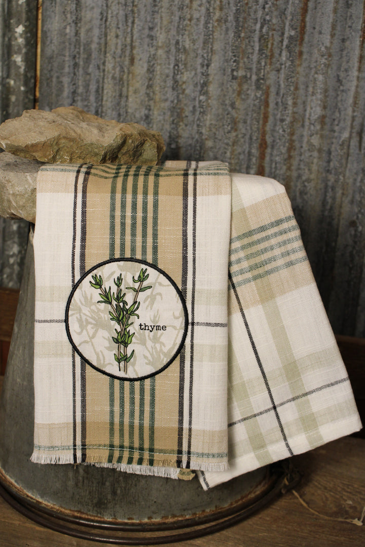 Thyme Herb Kitchen Towel