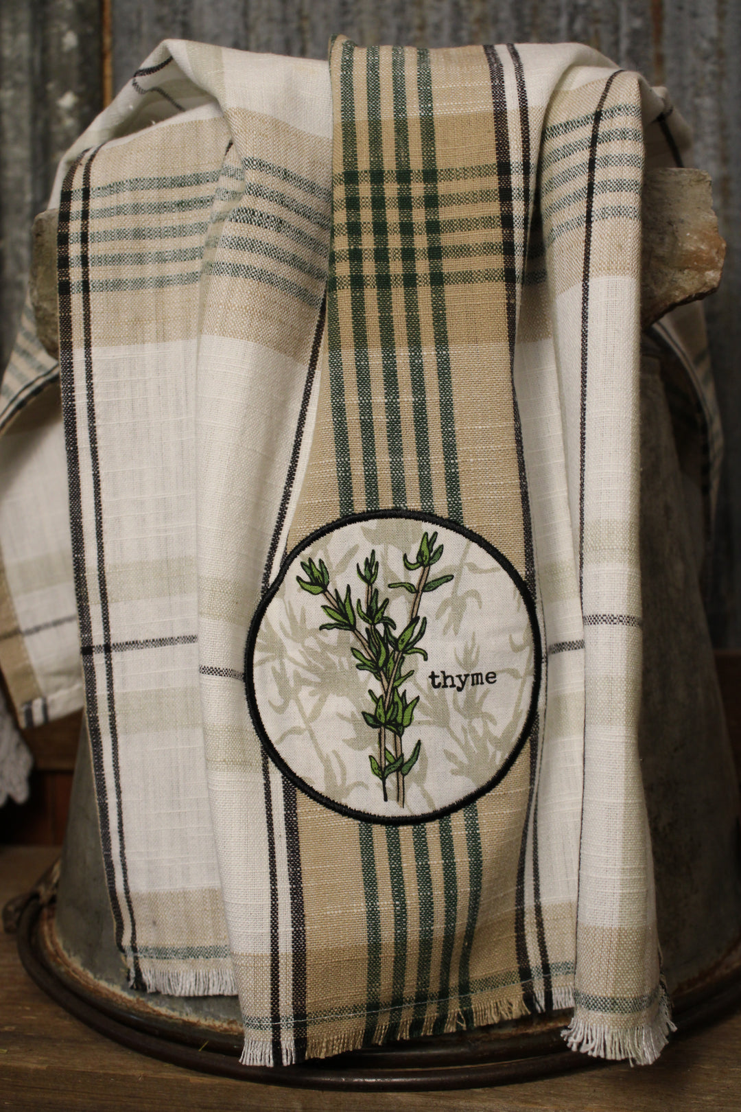 Thyme Herb Kitchen Towel