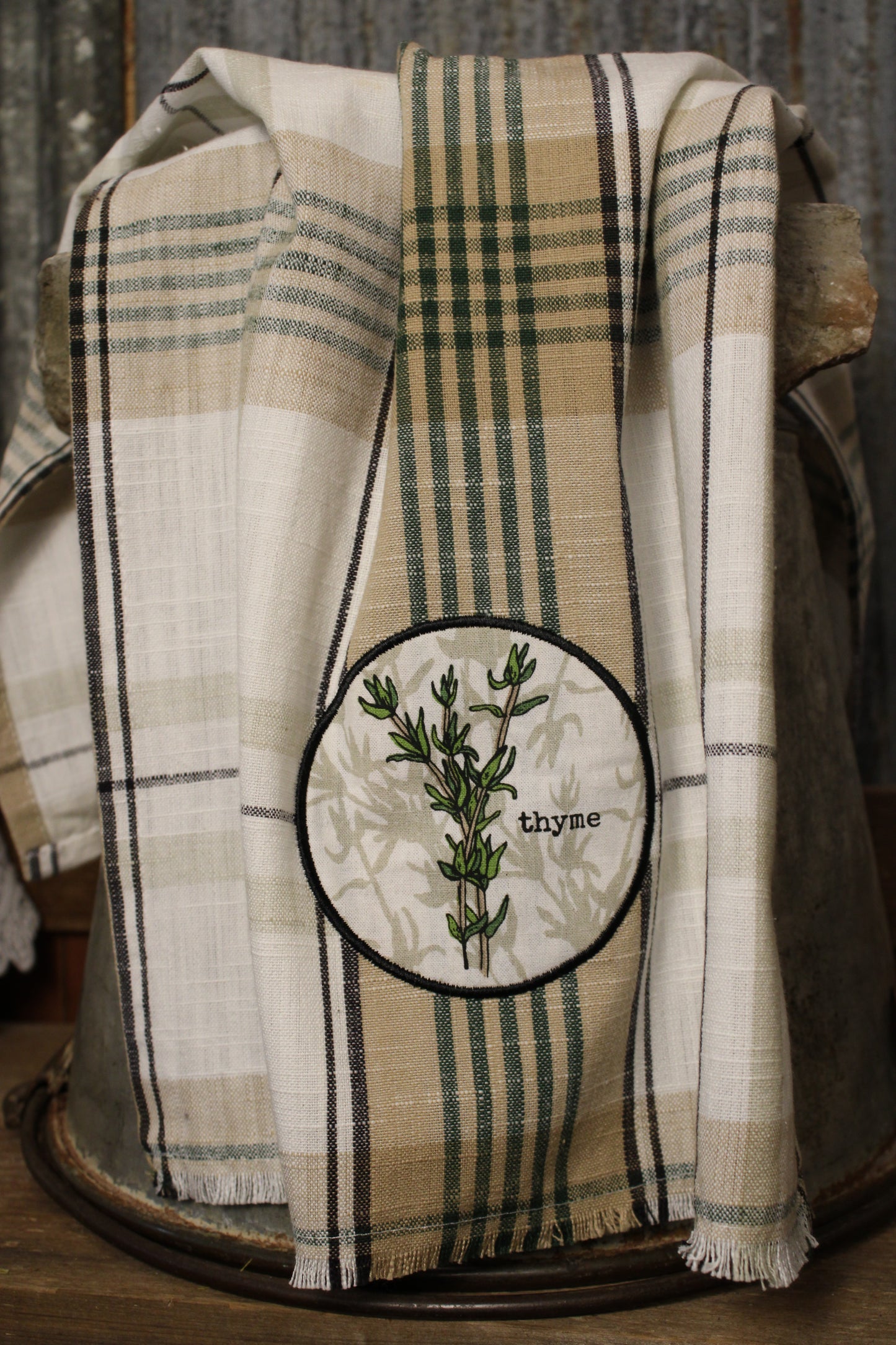 Thyme Herb Kitchen Towel