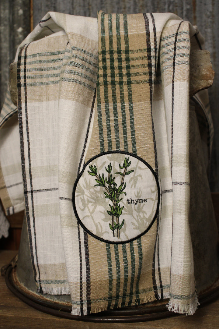 Thyme Herb Kitchen Towel