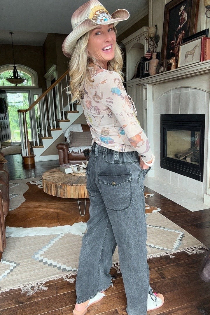 Wild West Mesh Blouse