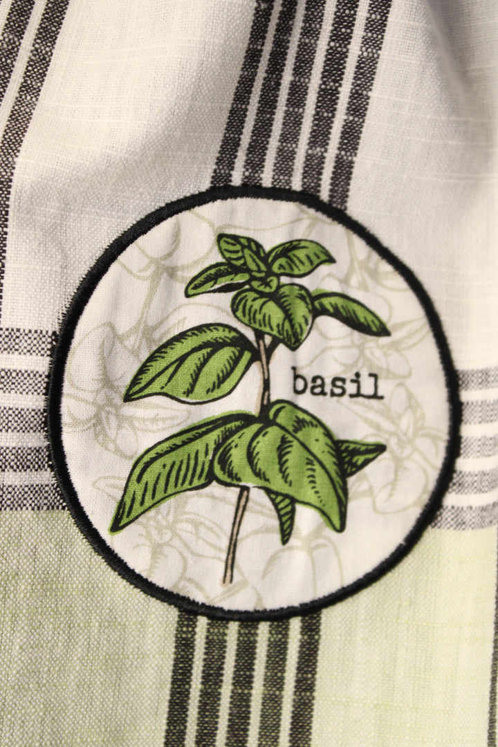 Basil Herb Kitchen Towel