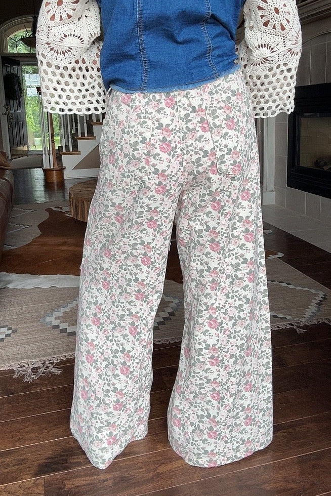 Rustic Rose Pants