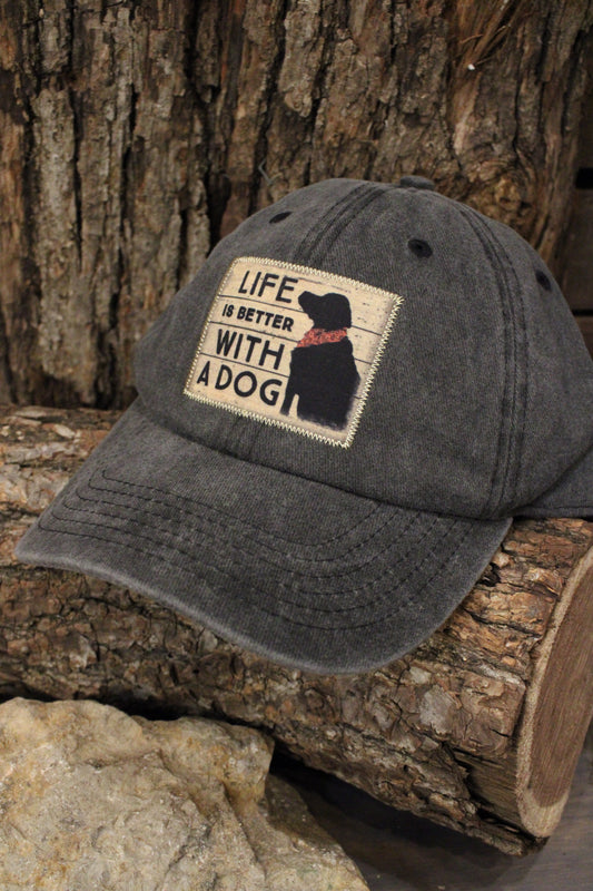 Life Is Better With A Dog Baseball Cap