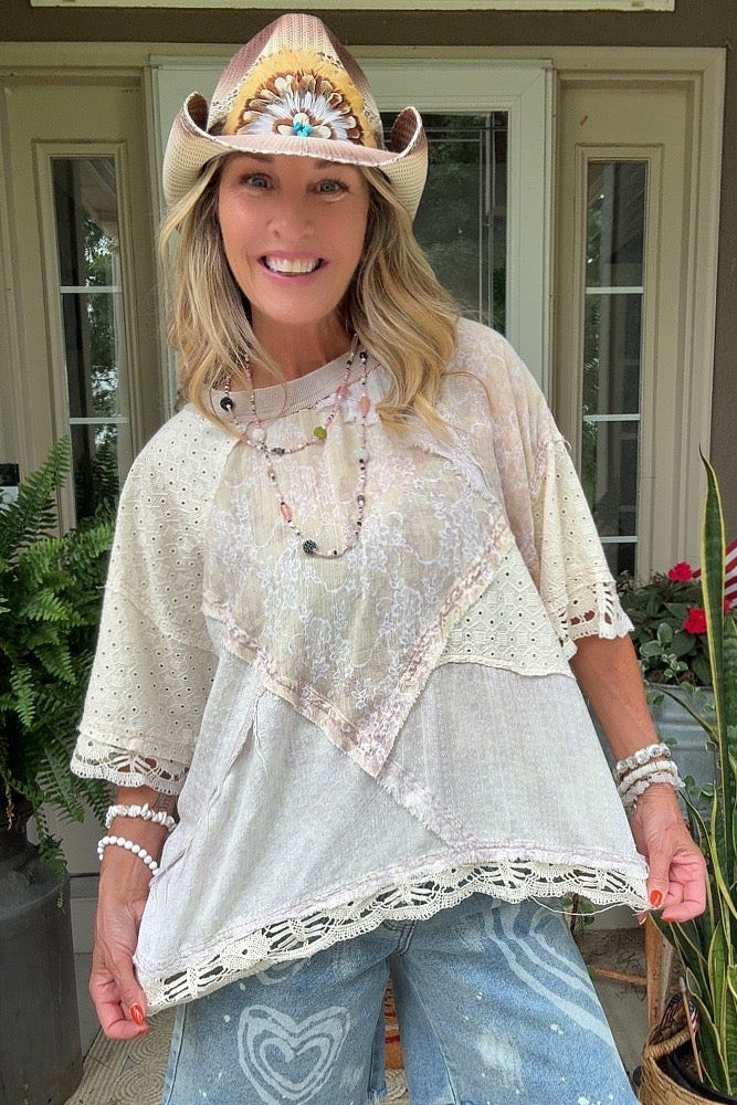 Classic Charm Lavender Top