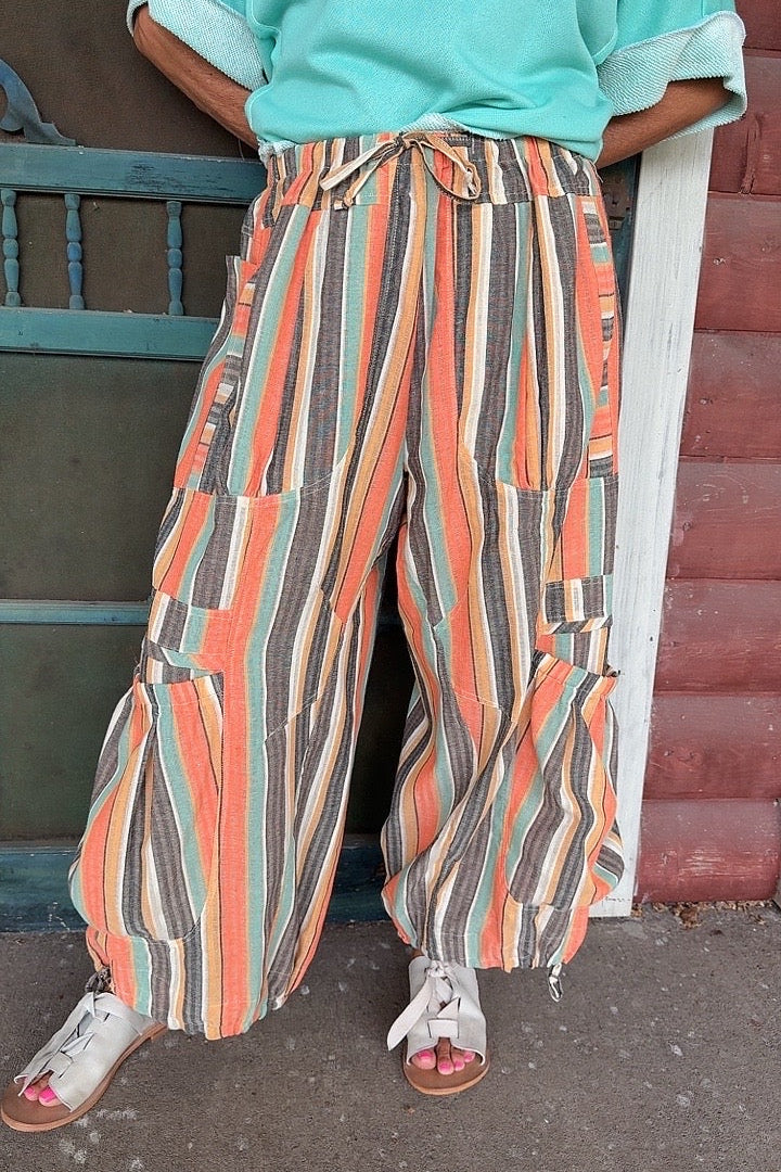 Desert Sunset Striped Pants