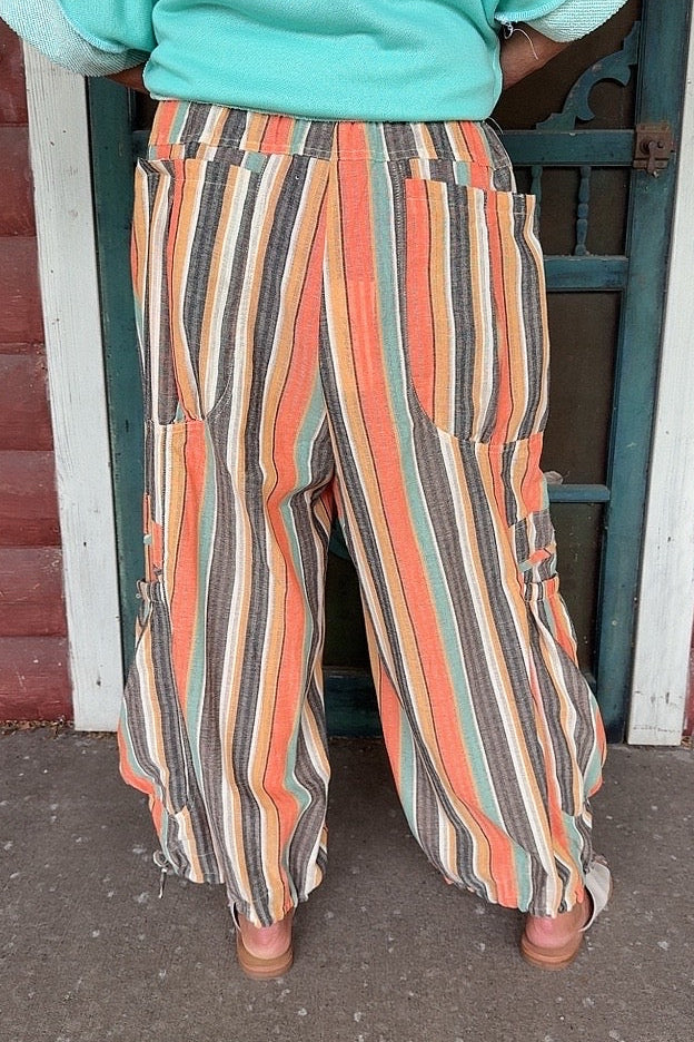 Desert Sunset Striped Pants