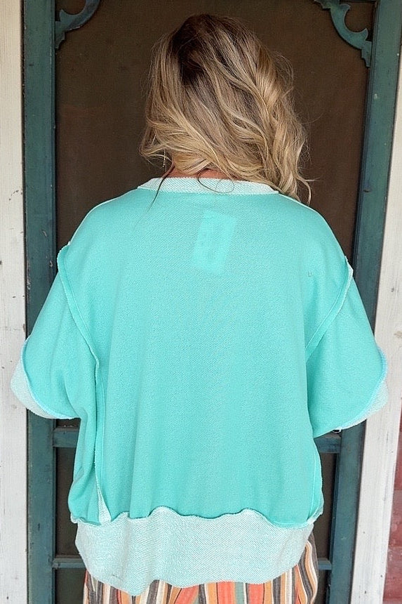 Mint Parfait Casual Top