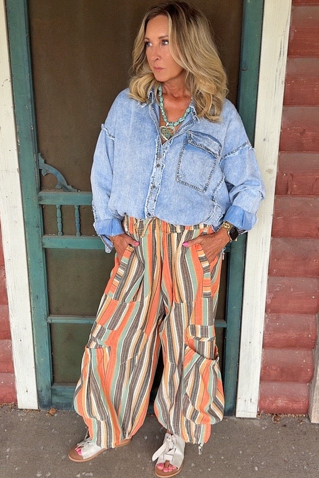 Classic Comfort Light Denim Top