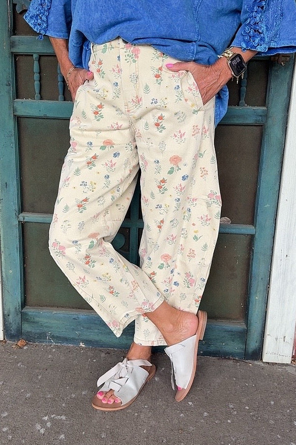 Sweet Pea Floral Pants