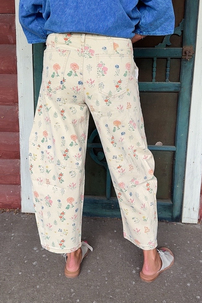 Sweet Pea Floral Pants
