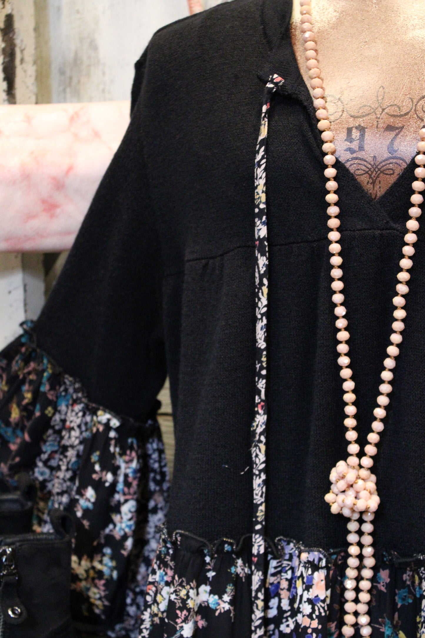 Moonlit Meadow Black Tunic