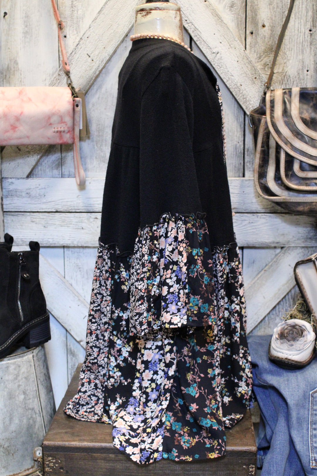 Moonlit Meadow Black Tunic