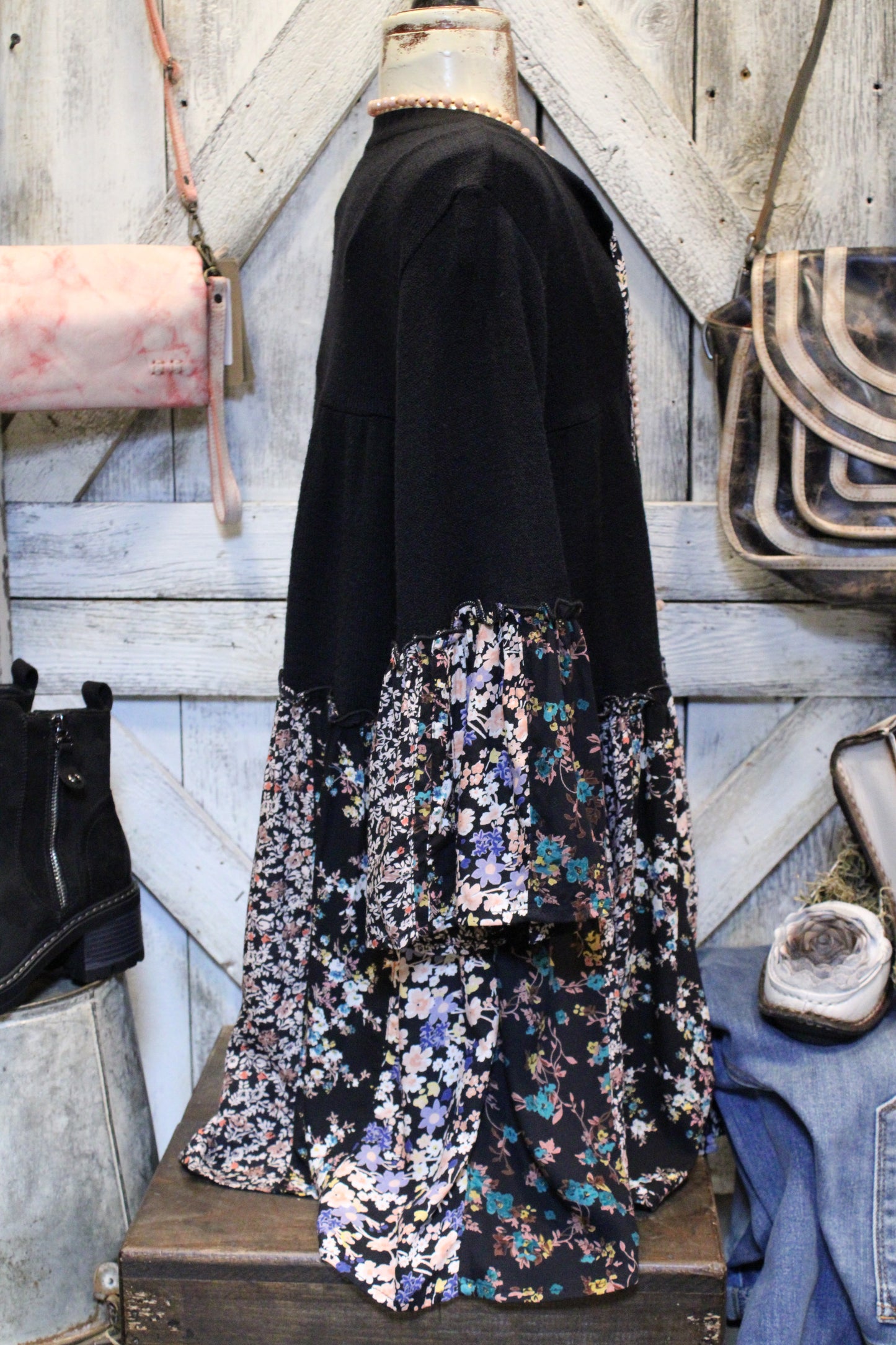 Moonlit Meadow Black Tunic