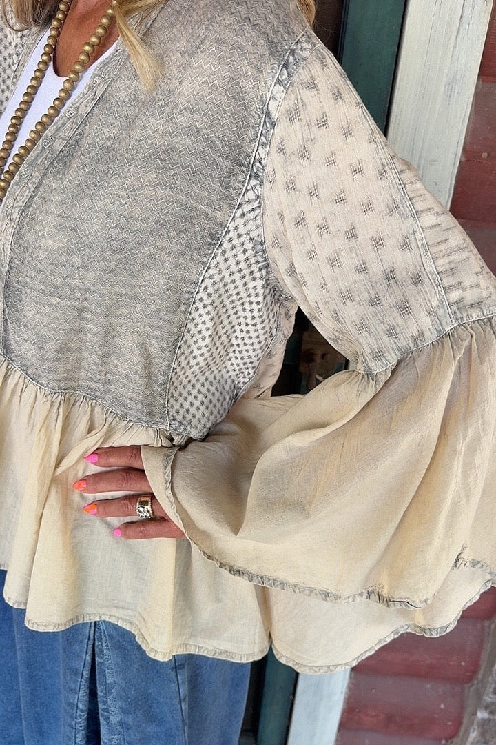 Gentle Morning Latte Kimono