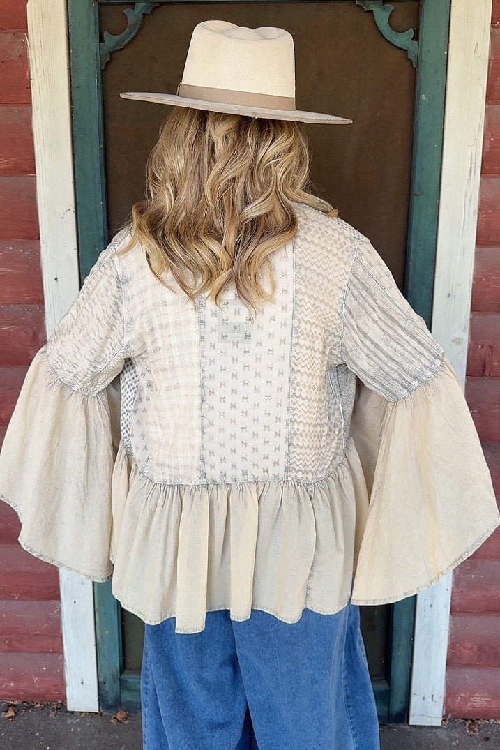 Gentle Morning Latte Kimono