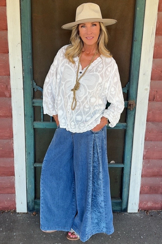 Heirloom Petal Off White Blouse