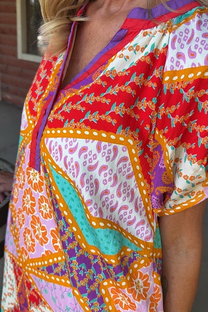 Festival Of Color Maxi Dress
