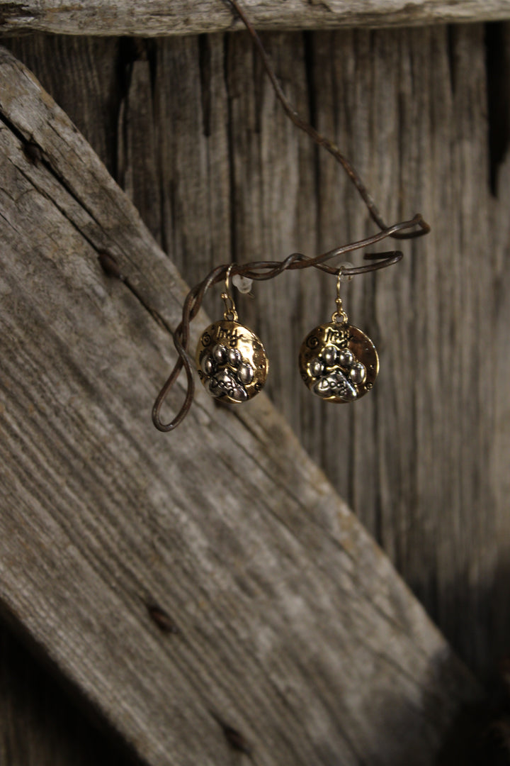 My Dog Mixed Metal Earrings