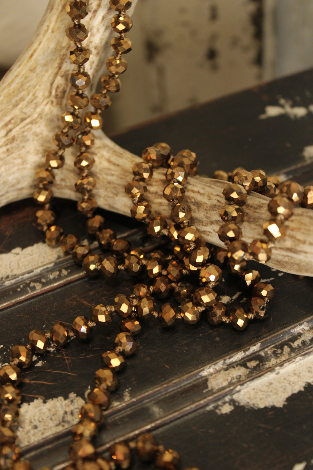 Sparkle And Shine Bronze Necklace