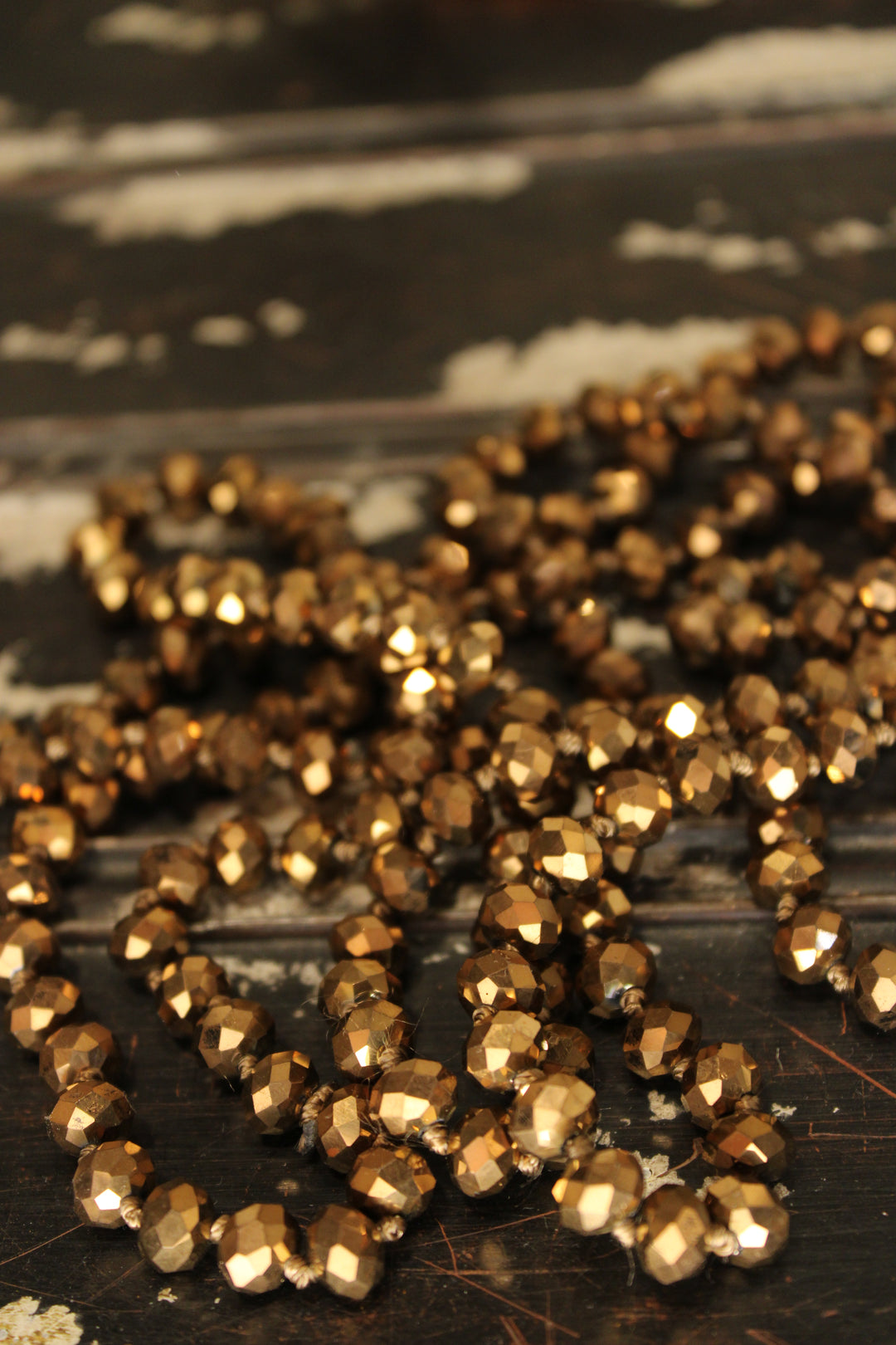 Sparkle And Shine Bronze Necklace