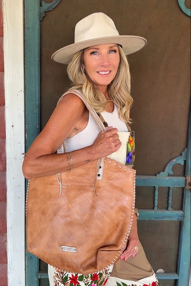 Bed|Stu Stevie Tan Rustic Handbag