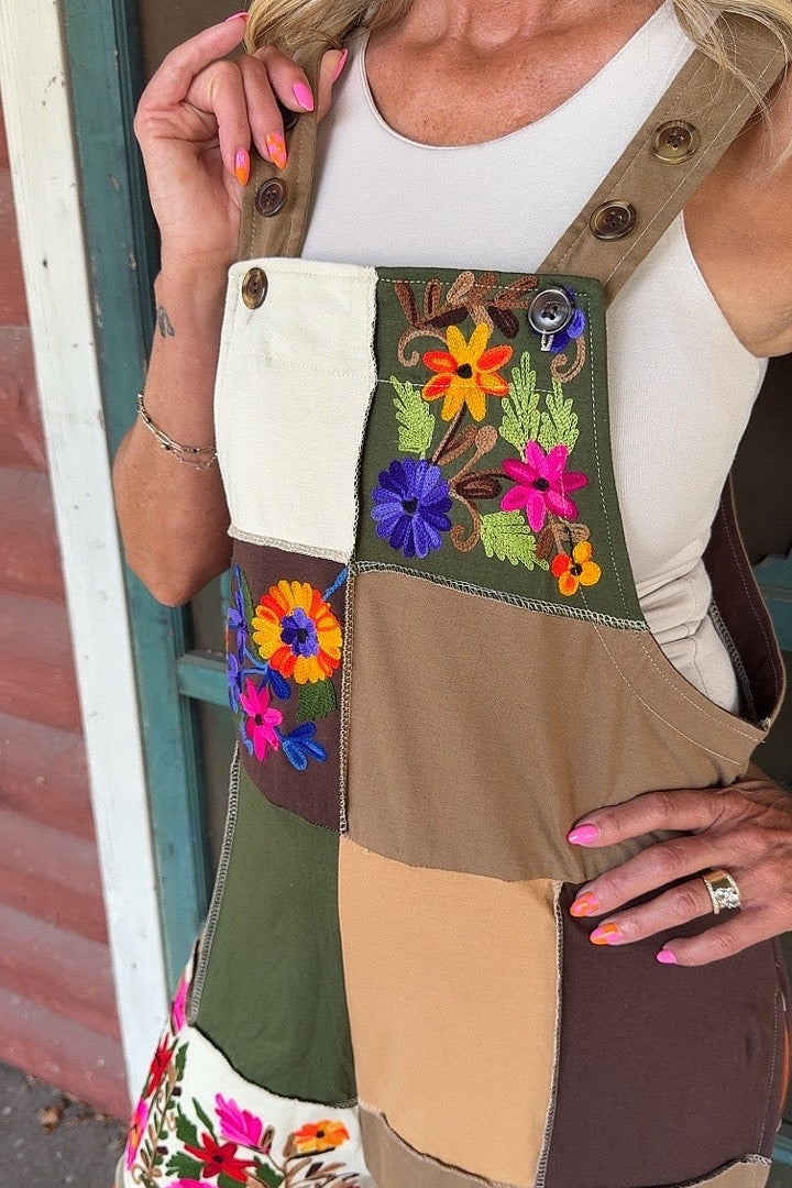Highland Heritage Patchwork Overalls